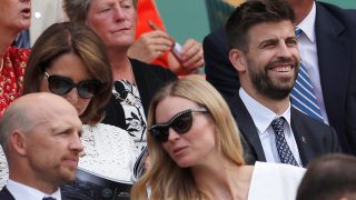 Carole Middleton y  Gerard Piqu