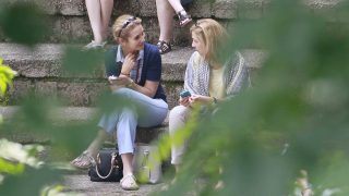 La infanta Cristina y la infanta Elena en una imagen de archivo /Gtres