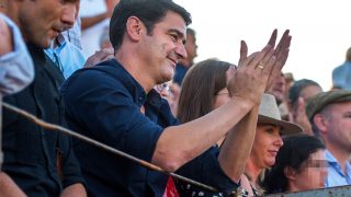 Jesús Janeiro, en la corrida de toros de su hermano / Gtres.