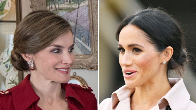 Meghan Markle y la Reina Letizia