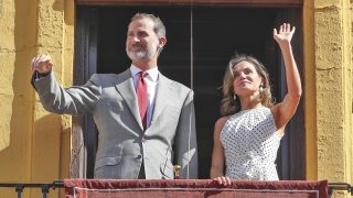 Los Reyes durante su visita a Jaén / Gtres