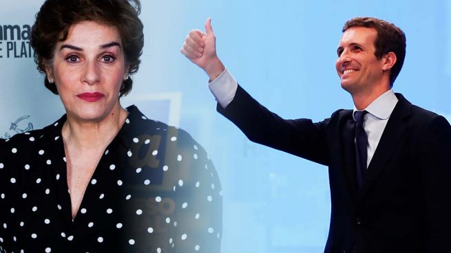 Anabel Alonso y Pablo Casado