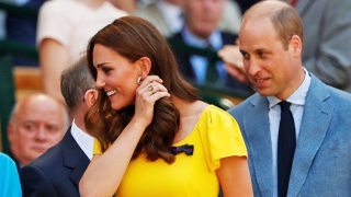 Kate Middleton con el anillo de citrino / Gtres