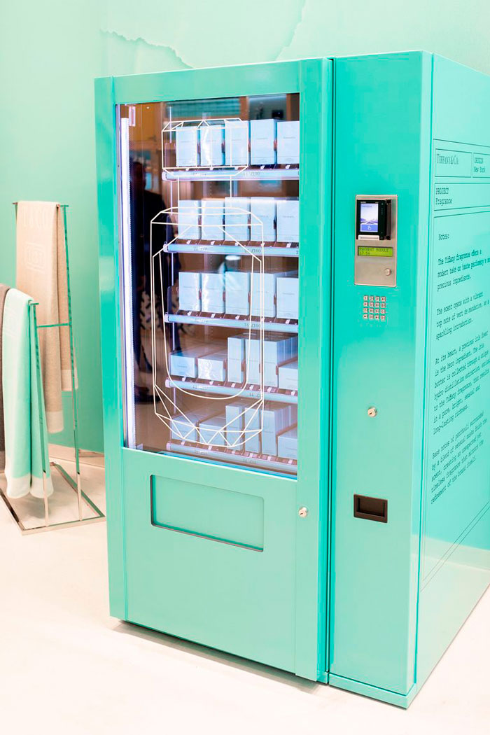 Maquina vending Tiffany & Co