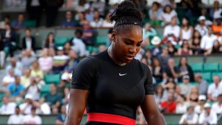 Serena Williams en su primer partido de tenis tras convertirse en madre / Gtres