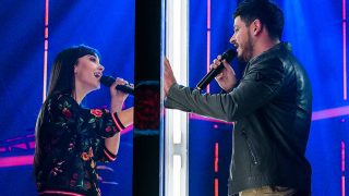 Aitana y Cepeda, durante una gala de Operación Triunfo 2017 / Gtres