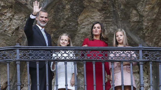 EN IMÁGENES: La llegada de la princesa Leonor a Covadonga