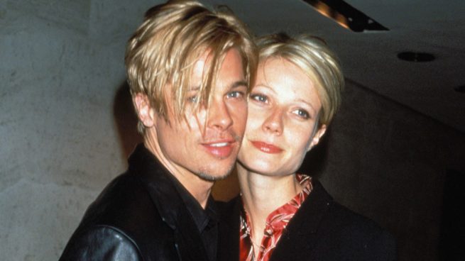 Brad Pitt Gwyneth Paltrow corte de pelo años 90