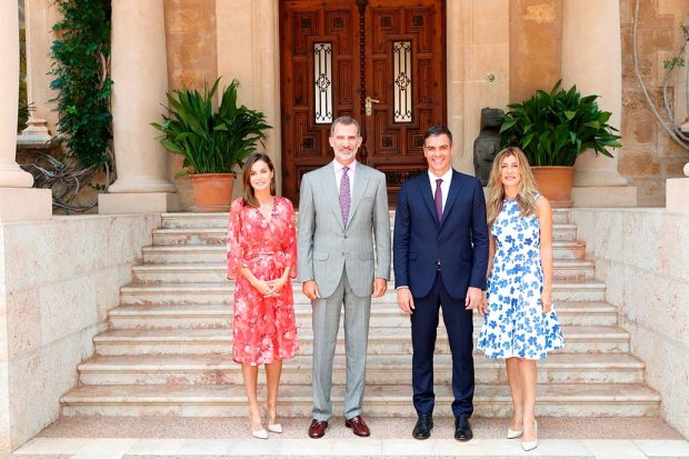 Begoña Gómez, Pedro Sánchez,, Rey Felipe, Reina Letizia