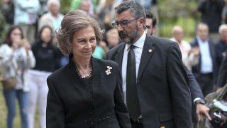 La reina Sofía ha querido dar el último adiós a la soprano Monserrat Caballé /Gtres