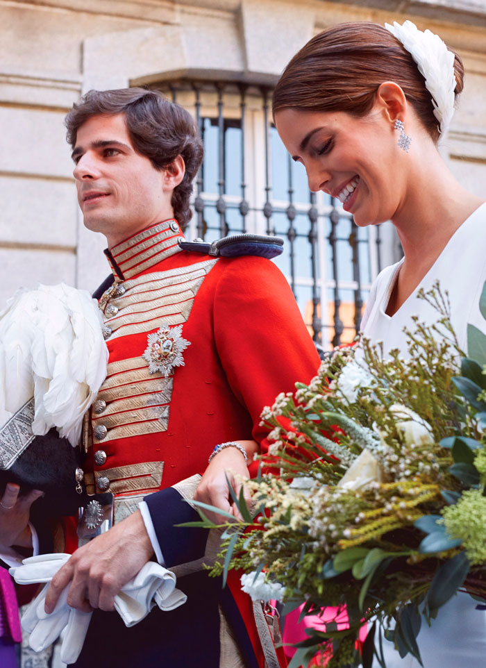 Sofía Palazuelo tocado boda duque de huéscar