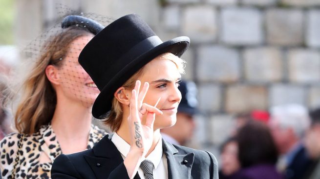 Cara Delevingne en la boda de eugenia de york