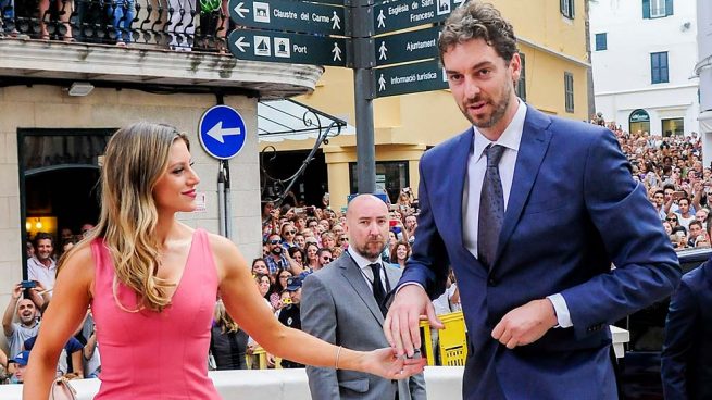 Pau Gasol y Catherine McDonnell