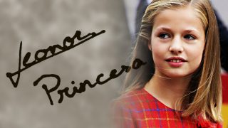 La personalidad de la princesa Leonor según su firma