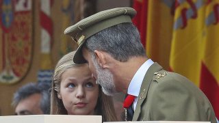 Leonor de Borbón con Felipe VI / Gtres