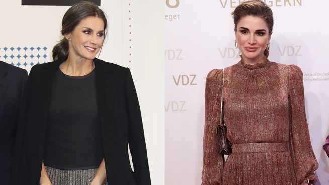 Las comparaciones son odiosas: Letizia vuelve a coincidir en look con Rania (y pierde el duelo)