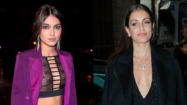 Lucía Rivera, Hiba Abouk y los escotes que desafiaron a la lluvia