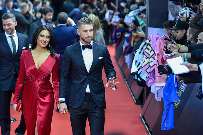 Sergio Ramos y Pilar Rubio