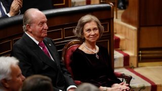 Don Juan Carlos y doña Sofía, en el Congreso / Gtres.