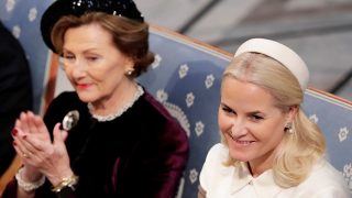 Mette Marit durante la entrega del Premio / Gtres