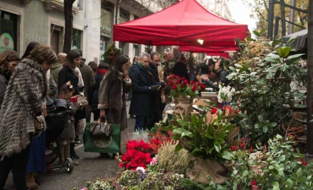 Mercado de las Flores de Navidad