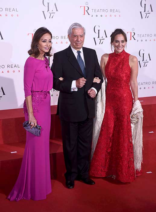 Isabel Presysler, Mario Vargas Llosa y Tamara Falcó