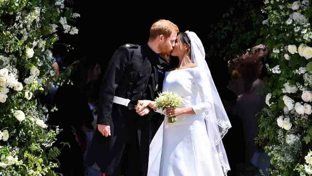 El Príncipe Harry y Meghan Markle el día de su boda