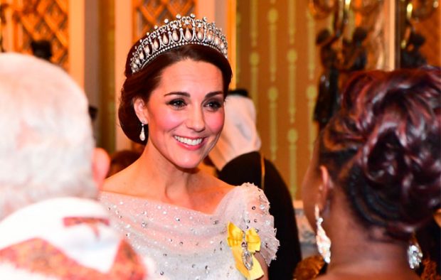 Kate Middleton con la tiara favorita de Lady Di