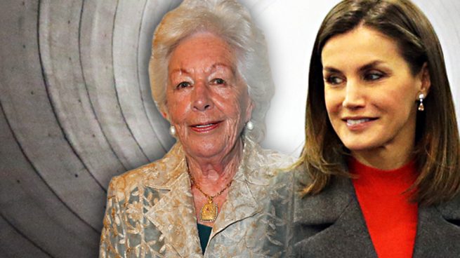 La reina Letizia y su abuela Menchu Álvarez del Valle