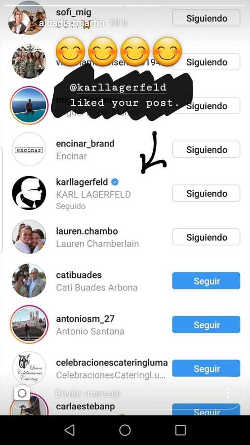 El 'like' de Karl Lagerfeld a Alba Díaz