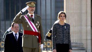 Los Reyes reaparecen en la Pascua Militar tras sus vacaciones navideñas/ Gtres