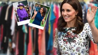 Kate Middleton: más lejos de Meghan Markle, más cerca de la reina Isabel / Fotomontaje LOOK