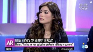 Miriam Saavedra durante su intervención en el ‘Programa de Ana Rosa’ / Gtres