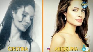 Cristina, novia de Kiko Matamoros, y Angelina Jolie guardan un gran parecido /Mediaset