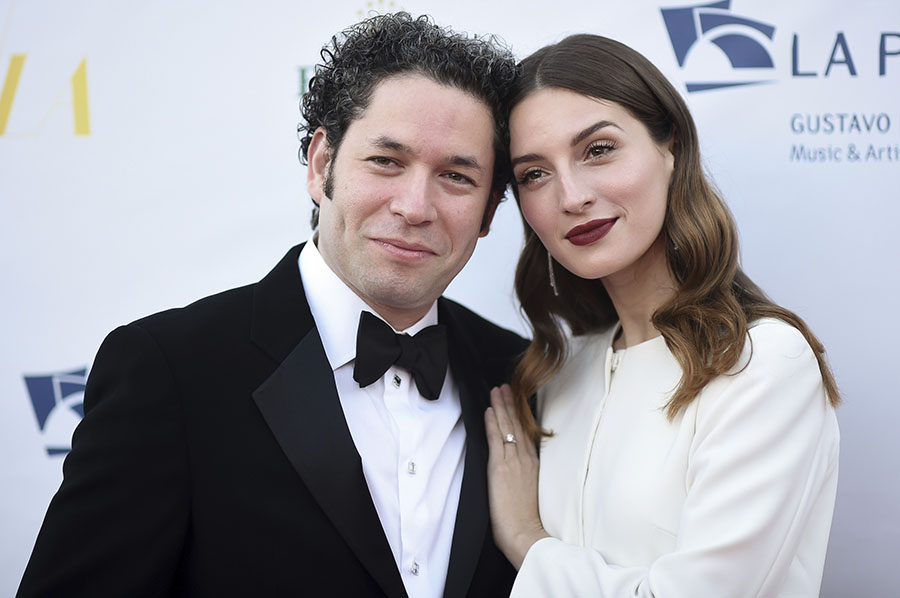 María Valverde y Gustavo Dudamel