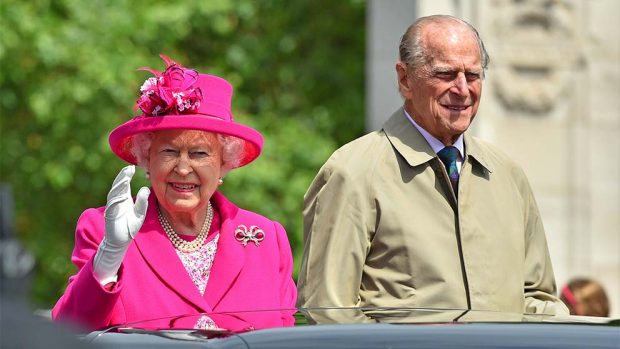 La reina Isabel y el duque de Edimburgo