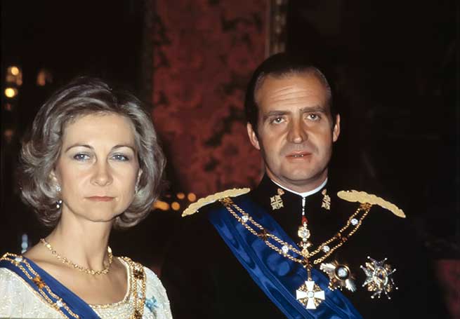 Don Juan Carlos I y doña Sofía
