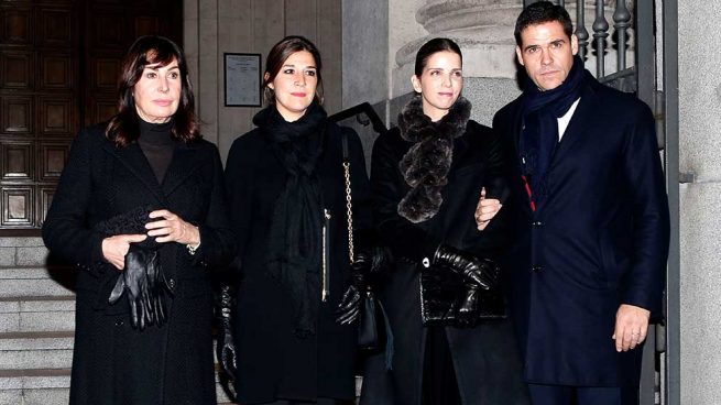 Carmen Martínez Bordiú , Cynthia Rossi, Margarita Vargas y Luis Alfonso de Borbón