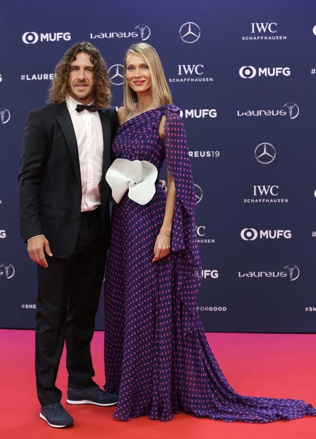 Carles Puyol y Vanesa Lorenzo