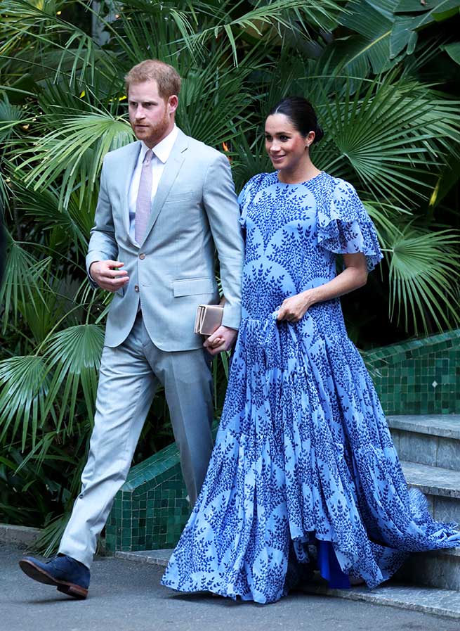 meghan markle carolina herrera marruecos