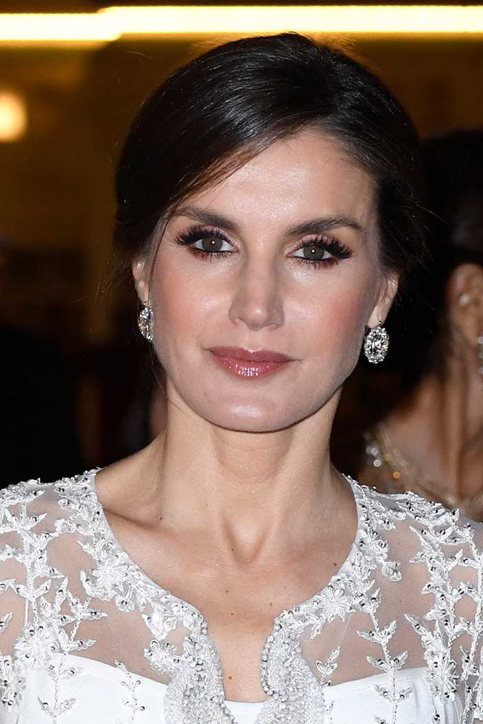 El maquillaje excesivo de doña Letizia