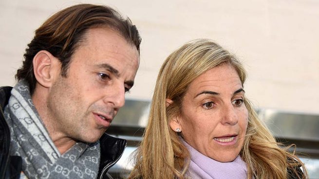 Arantxa Sánchez Vicario y Josep Santacana