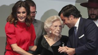 Mercedes Junco y doña Letizia / Gtres