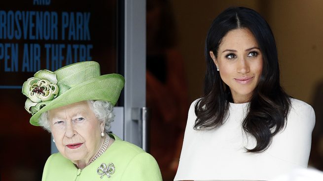 Meghan Markle y la reina Isabel