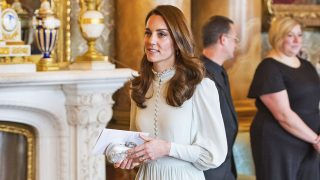 Kate Middleton con el misterioso vestido / Gtres