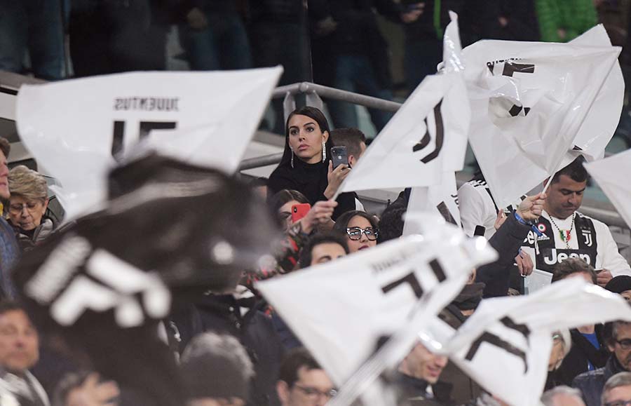 Georgina llorando Juventus