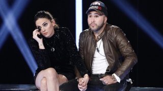 Kiko Rivera se despide de su mujer, Irene Rosales./Mediaset