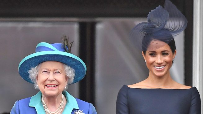 Meghan Markle y la reina Isabel