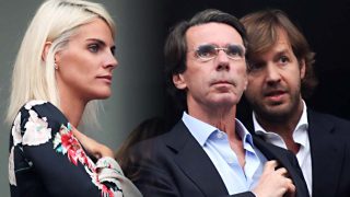Amaia Salamanca, Rosauro Varo y los Aznar, juntos en la Semana Santa de Sevilla