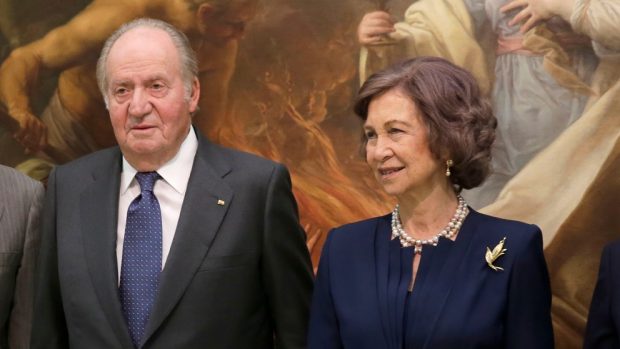 Don Juan Carlos doña Sofía,